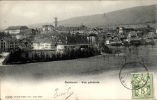 Ak Delsberg Delémont Kanton Jura, Gesamtansicht - 11534948
