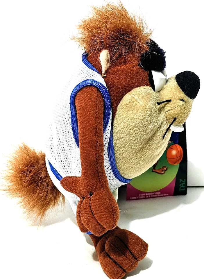 Space Jam - Taz - McDonald's Stuffed Plush - Tags - Vintage 1996 - Image 4 of 4