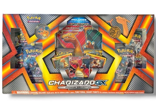 Pokemon Charizard GX Premium Collection Box XY Evolutions Burning Shadows +