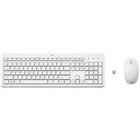 Hp 230 Kabellos Tastatur, Maus-Set Deutsch, Qwertz Weiß