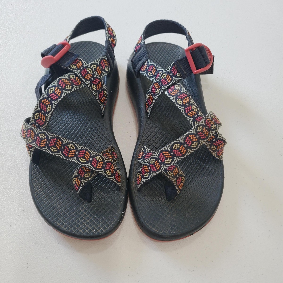 Chaco Red and Black Hiking Sandals Chaco Sandals 9 (39.5) | Mercari main image 4