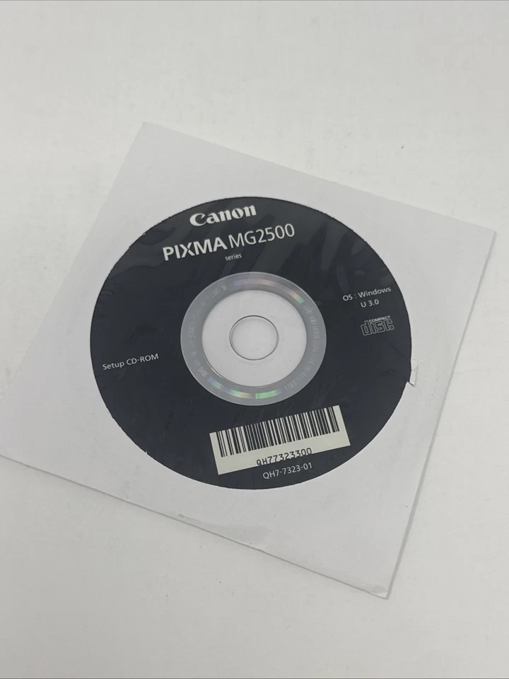 Canon PIXMA MG2500 Series Setup CD-ROM Driver Software Disc OEM K30355 - Image 1 of 1