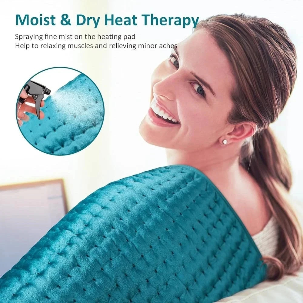 Electric Heating pad for Back Pain and Cramps Relief - 2 Hour auto Off 