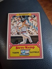 STEVE KEMP 1981 TOPPS DRAKE'S BIG HITTERS 1ST ANNUAL #27 FREE SHIP