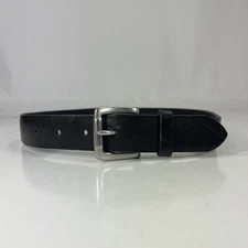 Old Navy Black Genuine Italian Leather Belt - Made in USA - Youth/Kids Size 24
