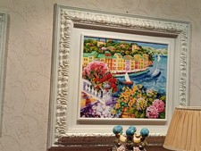 OLIO SU TELA ATHOS FACCINCANI 50 X 60 CON CORNICE E CERTIFICATO DI AUTENTICITà