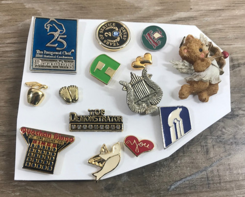 Mixed Lot of Lapel Hat Jacket Vest Shirt Pins