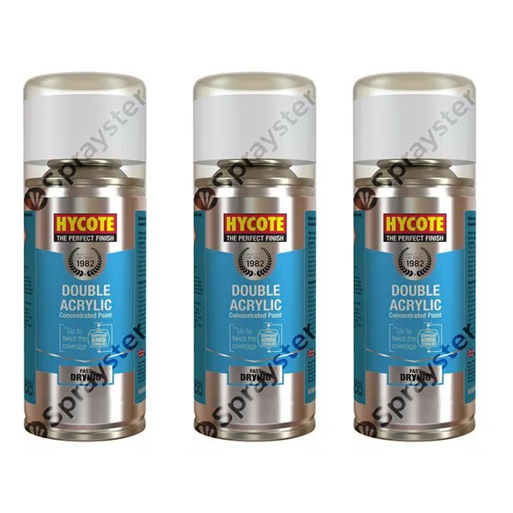 3 x Hycote Mitsubishi Satellite Silver Gloss Spray Enviro All-Purpose XDMB401