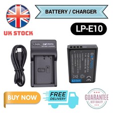 LP-E10 Battery / Charger for Canon EOS 1100D 1200D 1300D 2000D 4000D *NEW*