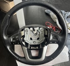 KIA RIO 1.2 2011-2018 MULTIFUNCTION BLACK LEATHER STEERING WHEEL 56130-1W000