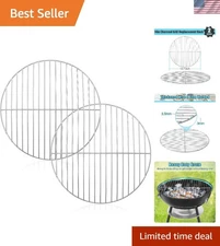 13.7-Inch Round Replacement Cooking Grate for Charcoal Grill & BBQ
