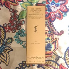 Yves Saint Laurent All Hours Foundation NIB SPF30 LN9 Light Neutral 0.84 Fl Oz