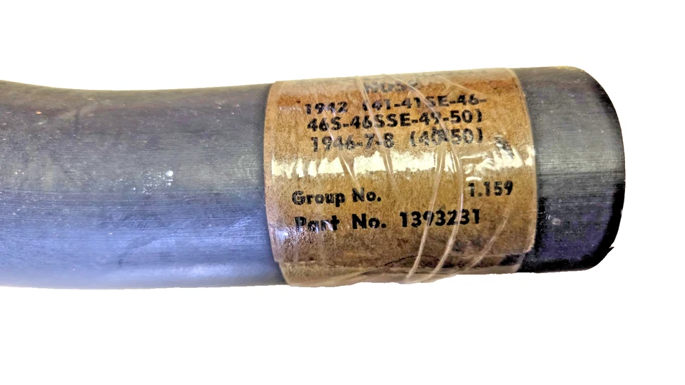 1942-1948 Buick 40,50 series: NOS Radiator Outlet (Lower) Hose GM 1393231 - Image 3 of 3