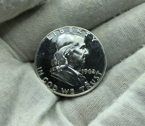 1962 (P) Franklin Half Dollar Gem Proof 90% Silver I392
