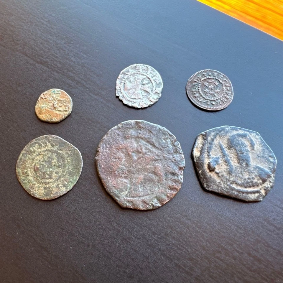 Lot 6 Medieval coins Tancred Armenia Republic of Lucca #A775 - Image 2 of 4