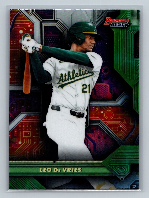 2025 Bowman's Best Leo De Vries Circuitry #C-13 Athletics