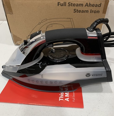 #ad Vremi 1800 Watt Steam Iron 350 mL Water Tank 8 Foot Power Cord 3 Way Auto... $52.00