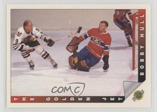 1991-92 Ultimate Original Six ( in Goal) Bobby Hull Gump Worsley #91 HOF 1bx0