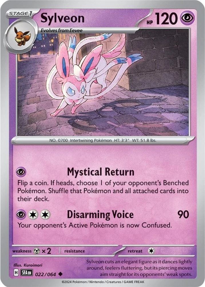 Sylveon Pokémon TCG Individual Collectible Card Game Cards in