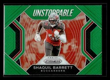 2020 Panini Prizm - Unstoppable Shaquil Barrett #5 Green Prizm