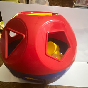 Tupperware Shape-O-Ball Multicolor Shapes Theme Shape Sorter Ball Toy