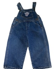 Overalls BABY GUESS 2T Denim OVERALLS. PINK LOGO Vintage