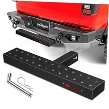 Hitch Step with 2" Hitch Receiver Rear Bumper Guard 23.5 Inch Hitch Step