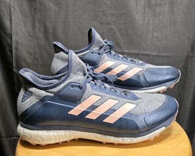 ADIDAS Fabela X Boost Women's Size 12.5 Field Hockey Golf Shoes Blue/Gray/Pink