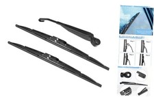 Rear Windshield Wiper Blade Arm Set Back Wiper Assembly Replacement Fit for