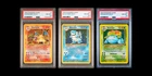 PSA 8.5 — 1999 Pokémon Base Set Holo Rare Trio: Charizard, Blastoise, & Venusaur