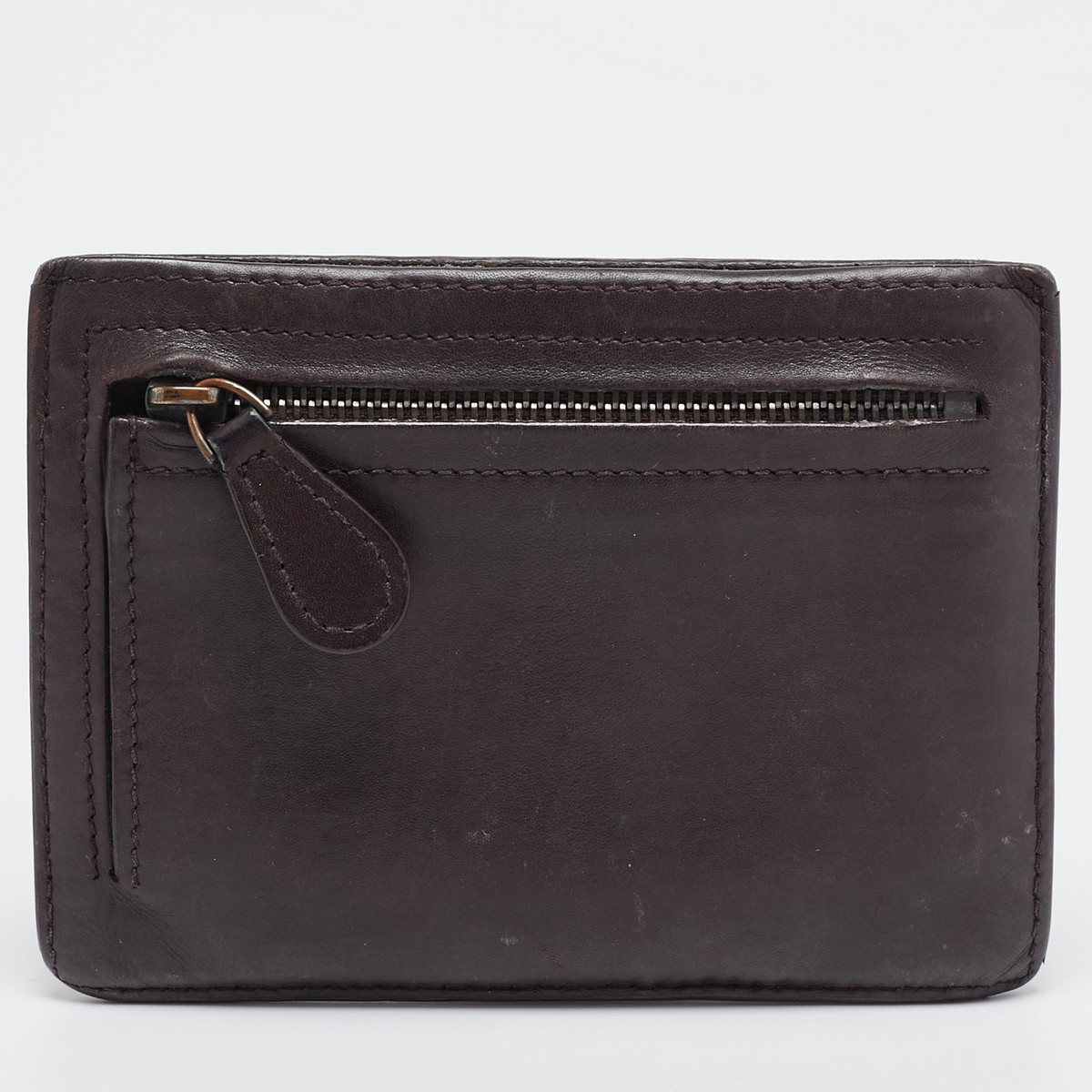 カードケース・名刺入れ BOTTEGA VENETA DARK BROWN NAPPA LEATHER CARD HOLDER ♢BOTTEGA VENETA♢ カードケース☆正規品☆ (BOTTEGA VENETA