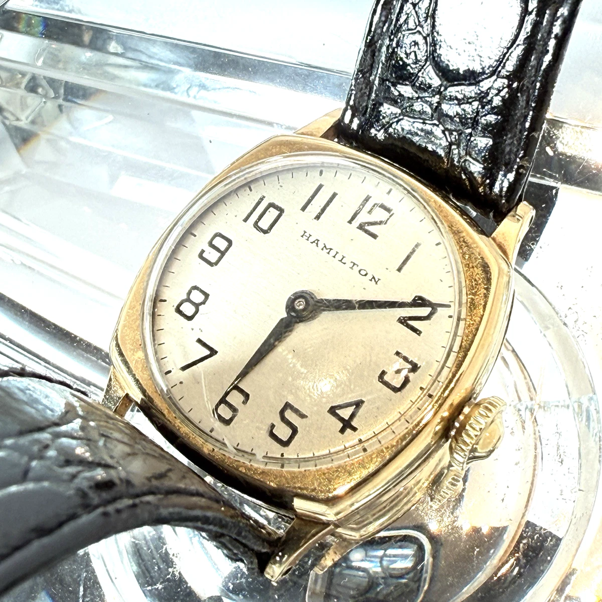 Cushion Gold Filled Case Wristwatches for sale | eBay