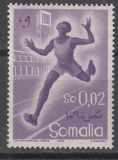 Italienisch-Somaliland 1958 MiNr.: 340 "Running" postfrisch