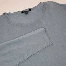 Eileen Fisher, Blue/Green Tunic Oversized Sweater, Size S