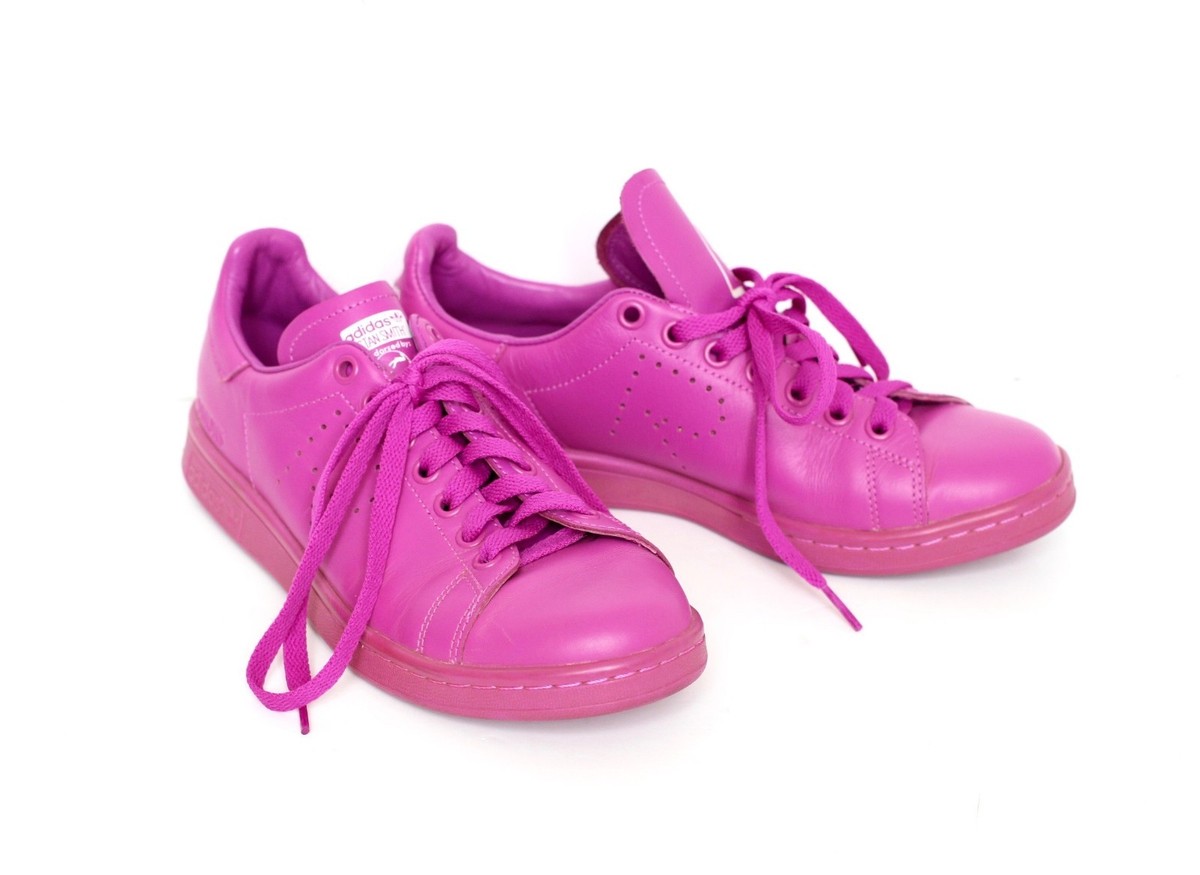 ADIDAS X RAF SIMONS Stan Smith trainers sneakers flash pink unisex