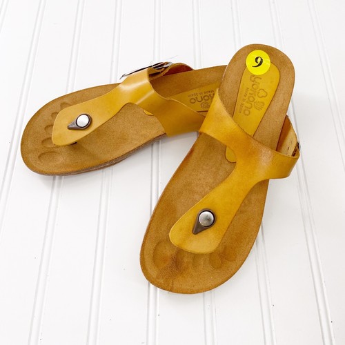 yellow sandals size 9