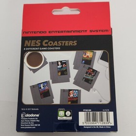 Pacchetto regalo Nintendo Mario Bros tazza Gameboy notebook NES set sottobicchieri Dr Socks