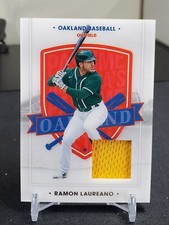 2021 Chronicles Ramon Laureano America's Pastime Swatches Game Used Oakland A's