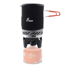 Backpacking Propane Stove System Portable Cooking Gear for Outdoor Activities