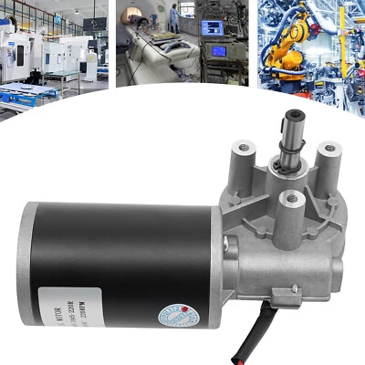 MARKENLOS 24 V DC-Motor Getriebemotor elektrischer Schneckengetriebemotor Neu