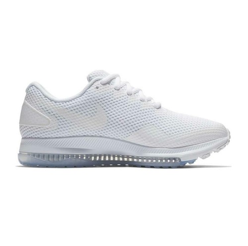 all white running trainers