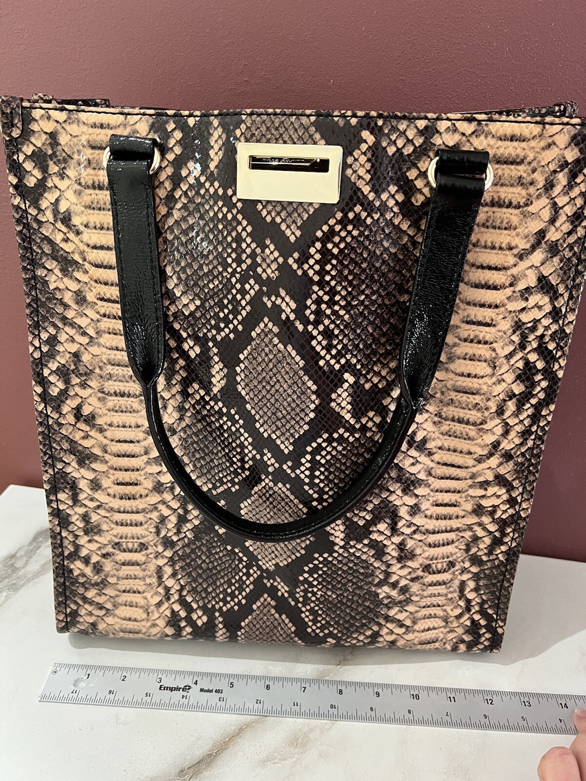 Kate Spade York Millenium Park Pacey Python Snake… - image 16
