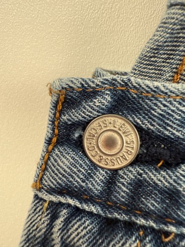 Levi's Premium Women 501 '90s Straight Leg Button Fly Jeans 25x32 Blue NWT - Picture 6 of 18
