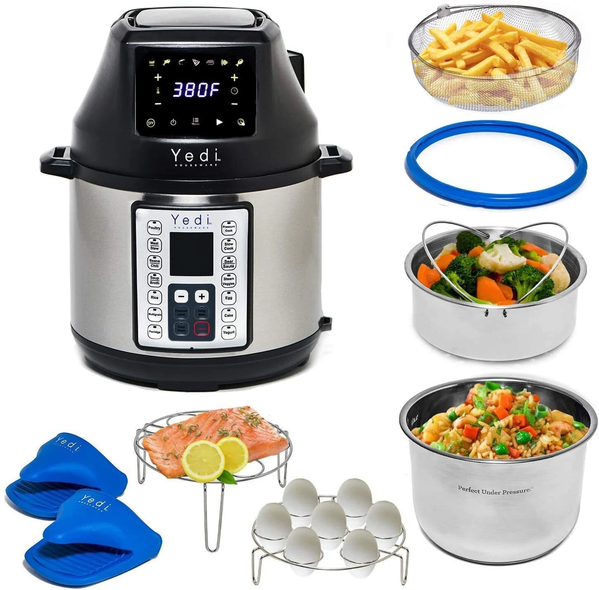 Yedi Tango, 2in1 Air Fryer And Pressure Cooker, Quart,, 45 OFF