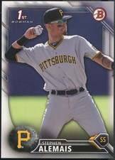 Lot of (100) Stephen Alemais 2016 Bowman Draft Paper RC Rookies - Pirates SS QTY