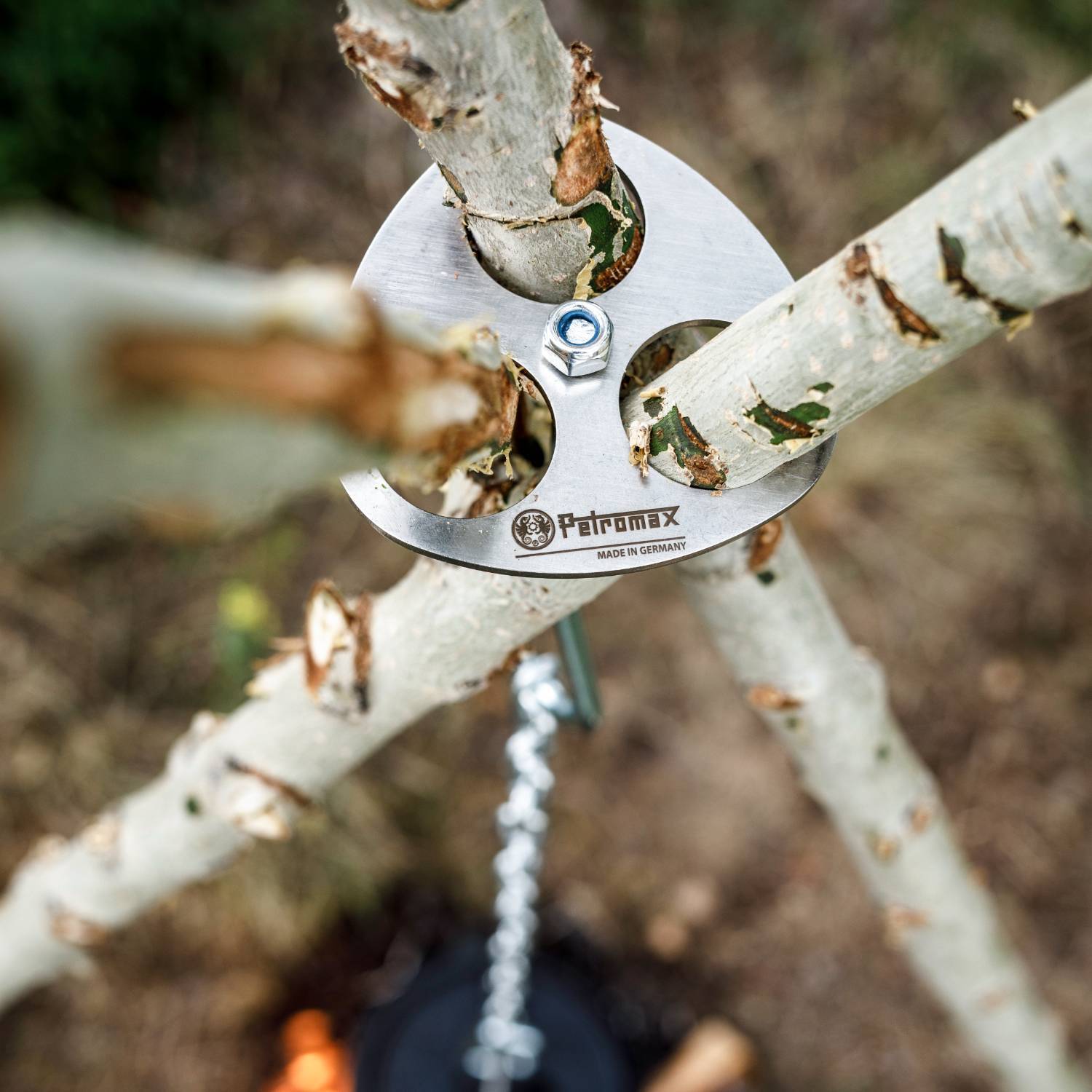 Petromax Tripod Lashing Set, Steel for Outdoor Cooking or Shelter, Large