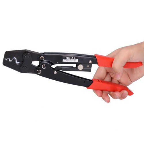 Crimpzange Abisolierzange mit Ratschen-Terminal Crimpzange 16-6 AWG 1,25-16mm² - Bild 11 von 12