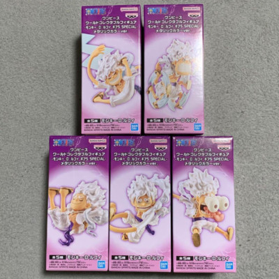 One Piece World Collectable Figure Luffy Gear 5 Nika SPECIAL Metallic Color ver.