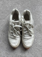 Reebok Classic Youth White Leather Sneakers Shoes Size 5 Big Kids