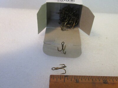 36 Bronze WEEDLESS #8 Treble Hooks - Mustad & Son Fishing Hooks For Lures
